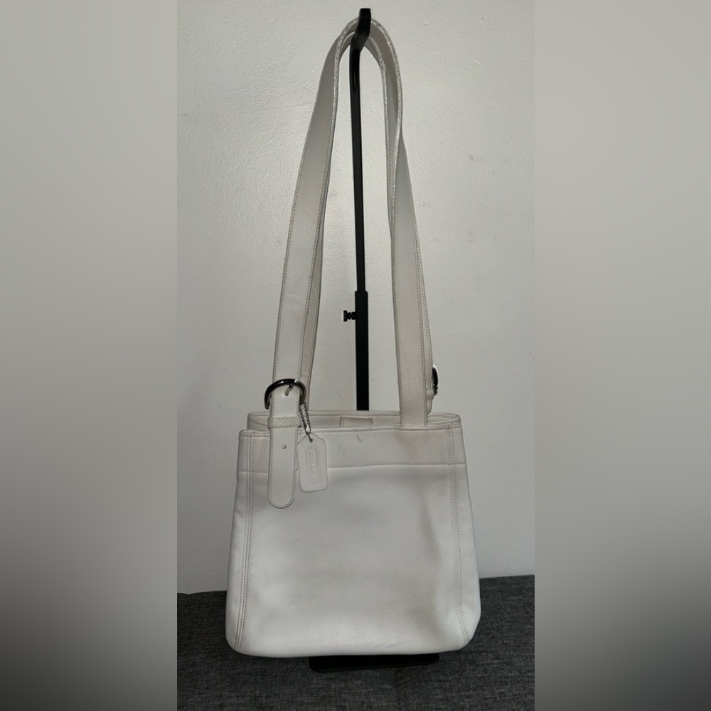 Coach Vintage Tote in "Winter White", EUC